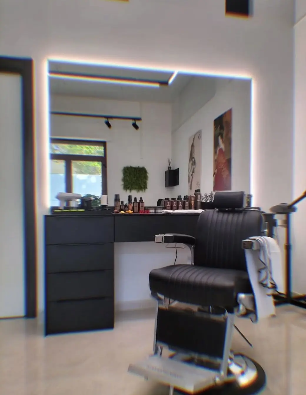 La postazione di Ritual Barber Studio